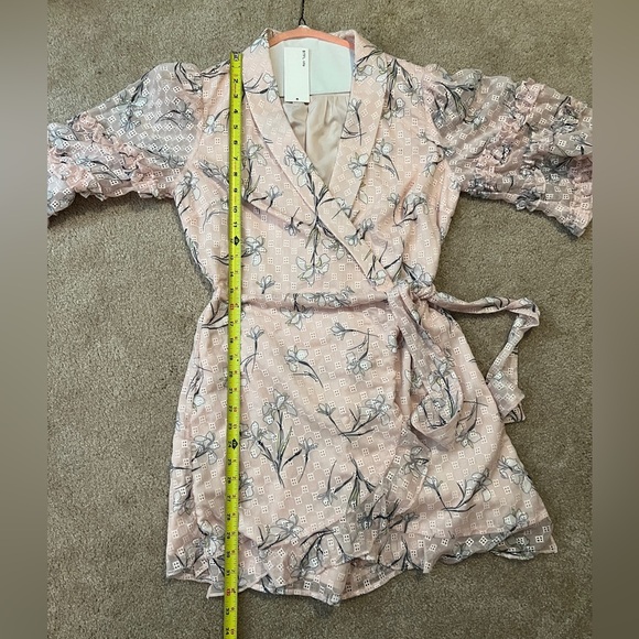 BTFL Life Floral Vevina Pink Romper Small - Picture 7 of 8